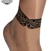 tatouage ephemere cheville polynesien femme elegant tatouage ephemere cheville polynesien femme elegant