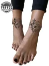 tatouage-cheville-tatouage-ephemere-renard-original-tendance tatouage-cheville-tatouage-ephemere-renard-original-tendance