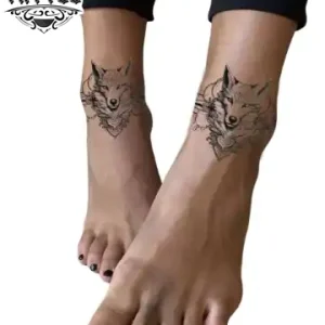 tatouage-cheville-tatouage-ephemere-renard-original-tendance tatouage-cheville-tatouage-ephemere-renard-original-tendance
