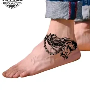 tatouage ephemere cheville moto vitesse design sportif tatouage ephemere cheville moto vitesse design sportif