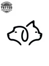 tatouage-ephemere-chien-chat-tatouage-temporaire-animaux-compagnons tatouage-ephemere-chien-chat-tatouage-temporaire-animaux-compagnons