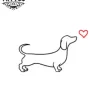tatouage-ephemere-chien-coeur-amoureux-animaux tatouage-ephemere-chien-coeur-amoureux-animaux
