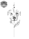 tatouage-ephemere-chien-pour-femme-style-unique tatouage-ephemere-chien-pour-femme-style-unique