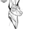 tatouage-ephemere-chien-geometrique-design-unique-tatouage-temporaires tatouage-ephemere-chien-geometrique-design-unique-tatouage-temporaires