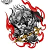 tatouage ephemere chien lion realiste tatouage ephemere chien lion realiste
