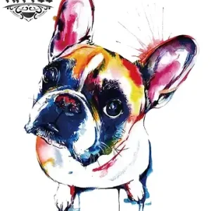 Tatouage ephémère lumineux chien pour passionnés d'animaux Tatouage ephémère lumineux chien pour passionnés d'animaux