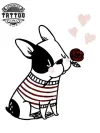 tatouage ephémère chien Paris artistique peau tatouage ephémère chien Paris artistique peau