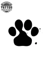 tatouage éphémère patte de chien réaliste CHIEN tatouage éphémère patte de chien réaliste CHIEN