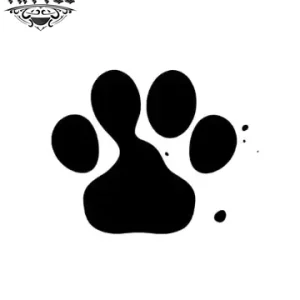 tatouage éphémère patte de chien réaliste CHIEN tatouage éphémère patte de chien réaliste CHIEN