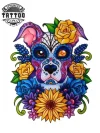 tatouage-ephemere-chien-tete-de-mort-tendance-et-original tatouage-ephemere-chien-tete-de-mort-tendance-et-original