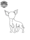tatouage-chien-ephemere-trait-design-original-temporaire