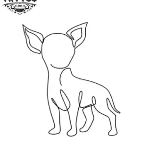 tatouage-chien-ephemere-trait-design-original-temporaire