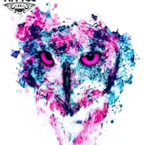 tatouage_ephemere_chouette_aquarelle_artistique tatouage_ephemere_chouette_aquarelle_artistique