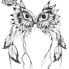 tatouage-ephemere-chouette-attrape-reve-majestueuse tatouage-ephemere-chouette-attrape-reve-majestueuse