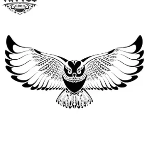 tatouage-ephemere-chouette-en-vol-art-corporel-temporaire tatouage-ephemere-chouette-en-vol-art-corporel-temporaire