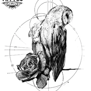 tatouage-ephemere-chouette-graphique-design-elegant tatouage-ephemere-chouette-graphique-design-elegant