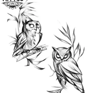 tatouage-ephemere-chouette-hibou-design-unique-expression-temporaire tatouage-ephemere-chouette-hibou-design-unique-expression-temporaire