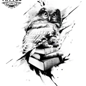 tatouage-ephemere-chouette-stylisee-temporaire-nature tatouage-ephemere-chouette-stylisee-temporaire-nature