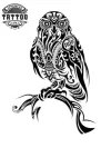 tatouage-ephemere-chouette-sur-branche-design-realiste tatouage-ephemere-chouette-sur-branche-design-realiste