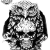 tatouage-ephemere-chouette-tete-de-mort-gothique-ornementations tatouage-ephemere-chouette-tete-de-mort-gothique-ornementations