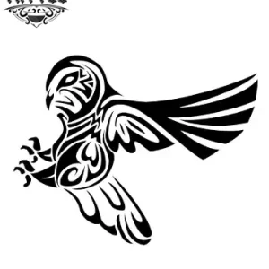 tatouage-ephemere-chouette-tribal-design-unique tatouage-ephemere-chouette-tribal-design-unique