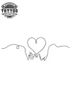 tatouage-coeur-ephemere-deux-amoureux tatouage-coeur-ephemere-deux-amoureux