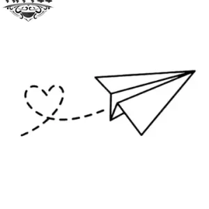 tatouage-ephemere-coeur-avion-design-elegant-voyageurs tatouage-ephemere-coeur-avion-design-elegant-voyageurs