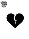 tatouage coeur brisé éphémère déclaration audacieuse tatouage coeur brisé éphémère déclaration audacieuse