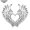 tatouage ailes coeur ange temporaire design parfait tatouage ailes coeur ange temporaire design parfait