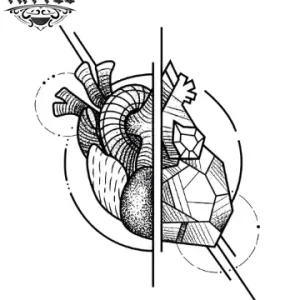 tatouage ephemere coeur et cerveau design intellectuel motif temporaire tatouage ephemere coeur et cerveau design intellectuel motif temporaire