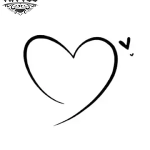 tatouage coeur ephemere fin minimaliste tatouage coeur ephemere fin minimaliste