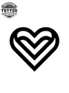 tatouage ephémère coeur m taille moyenne longue durée tatouage ephémère coeur m taille moyenne longue durée