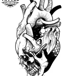 tatouage-coeur-gothique-temporaire-aspect-unique tatouage-coeur-gothique-temporaire-aspect-unique