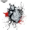 tatouage-temporaire-coeur-graphique-design-moderne tatouage-temporaire-coeur-graphique-design-moderne