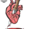 tatouage coeur éphémère humain réaliste tatouage coeur éphémère humain réaliste