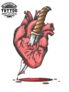 tatouage coeur éphémère humain réaliste tatouage coeur éphémère humain réaliste