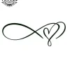 tatouage-infini-ephemere-coeur-tribal tatouage-infini-ephemere-coeur-tribal