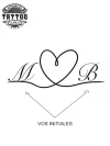 tatouage-coeur-ephemere-initiale-personnalisee tatouage-coeur-ephemere-initiale-personnalisee