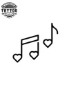 tatouage-coeur-musique-art-corporel-temporaires tatouage-coeur-musique-art-corporel-temporaires