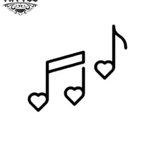 tatouage-coeur-musique-art-corporel-temporaires tatouage-coeur-musique-art-corporel-temporaires
