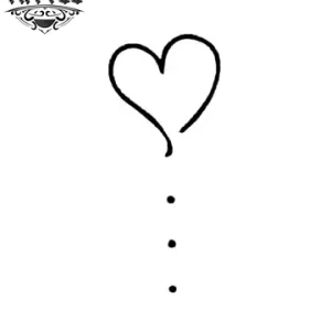 tatouage-coeur-ephemere-design-temporaire-coeur-non-ferme tatouage-coeur-ephemere-design-temporaire-coeur-non-ferme