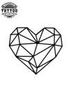tatouage-coeur-ephemere-design-origami tatouage-coeur-ephemere-design-origami