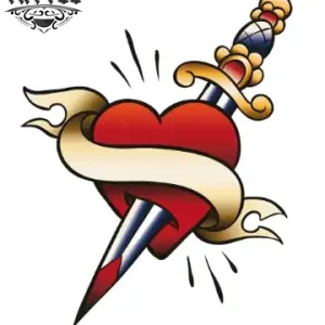 tatouage-coeur-poignard-temporaire-ephemere tatouage-coeur-poignard-temporaire-ephemere