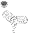 tatouage-coeur-ephemere-design-tendance-romantique tatouage-coeur-ephemere-design-tendance-romantique
