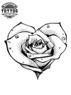 Tatouage coeur éphémère M minimaliste temporaire Tatouage coeur éphémère M minimaliste temporaire