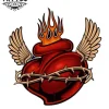 tatouage-coeur-sacre-ephemere-tendance-style tatouage-coeur-sacre-ephemere-tendance-style