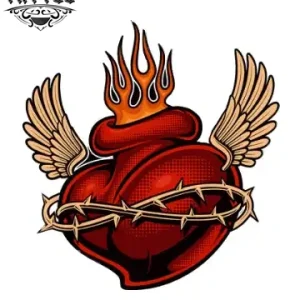 tatouage-coeur-sacre-ephemere-tendance-style tatouage-coeur-sacre-ephemere-tendance-style