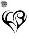 tatouage-coeur-ephemere-tribal-design-temporarie-robuste tatouage-coeur-ephemere-tribal-design-temporarie-robuste