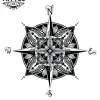 tatouage-mandala-ephemere-compass-design-unique tatouage-mandala-ephemere-compass-design-unique