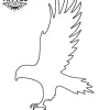 tatouage-ephemere-contour-aigle-design-realiste
